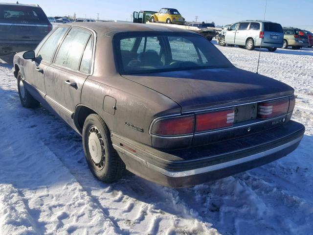 1G4HP52L9SH442777 - 1995 BUICK LESABRE CU PURPLE photo 3