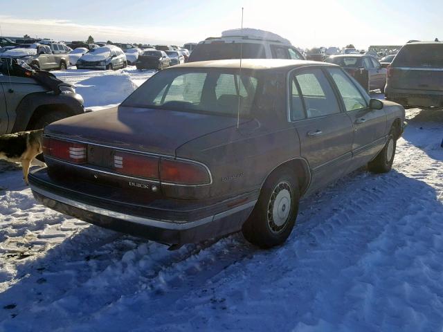 1G4HP52L9SH442777 - 1995 BUICK LESABRE CU PURPLE photo 4