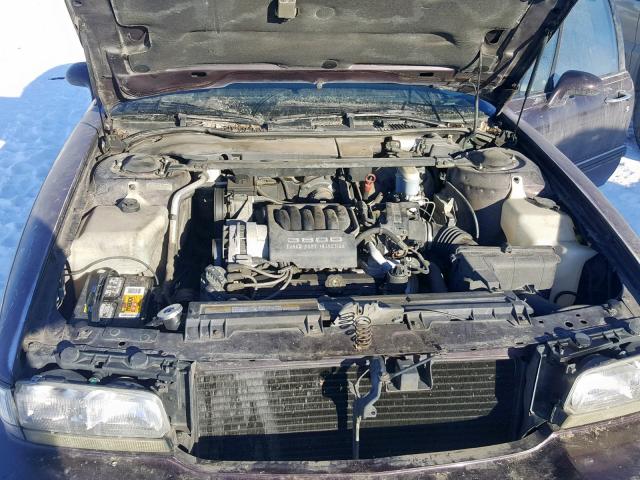 1G4HP52L9SH442777 - 1995 BUICK LESABRE CU PURPLE photo 7