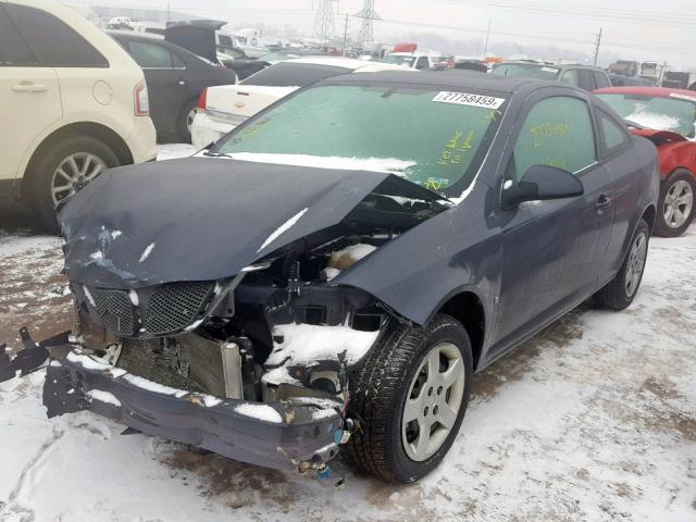 1G2AS18H297132605 - 2009 PONTIAC G5 CHARCOAL photo 2