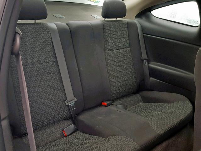 1G2AS18H297132605 - 2009 PONTIAC G5 CHARCOAL photo 6
