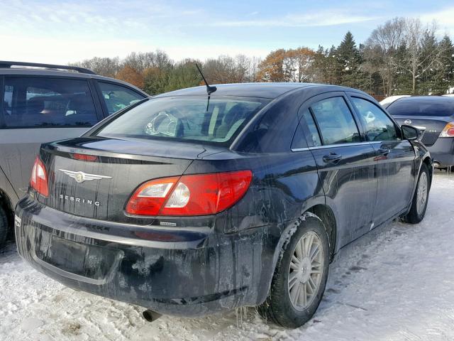 1C3LC56R98N215838 - 2008 CHRYSLER SEBRING TO BLACK photo 4