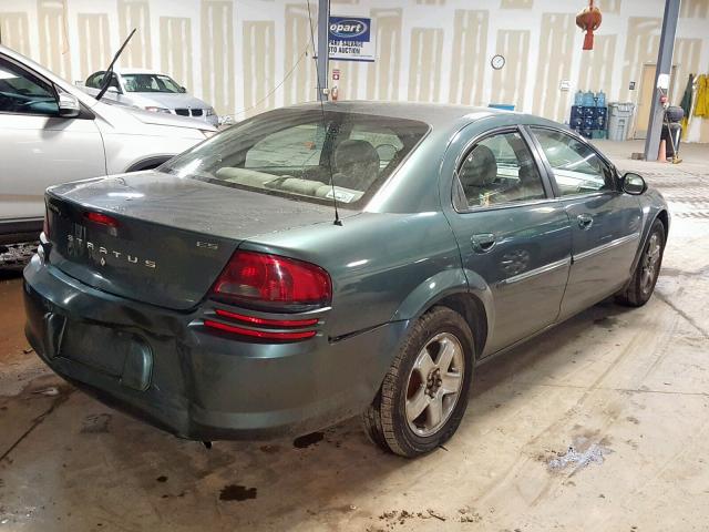 1B3AL56R92N140571 - 2002 DODGE STRATUS ES GREEN photo 4