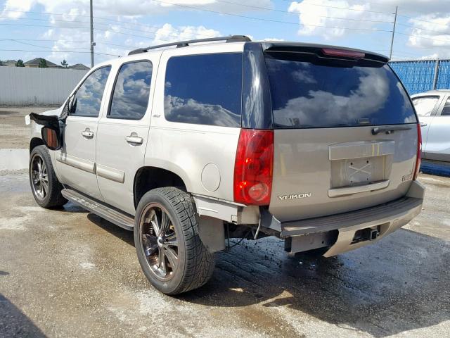 1GKFC130X7J136146 - 2007 GMC YUKON TAN photo 3