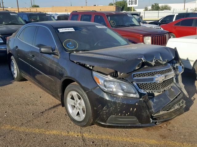 1G11B5SA1DF302653 - 2013 CHEVROLET MALIBU LS Noir photo 1
