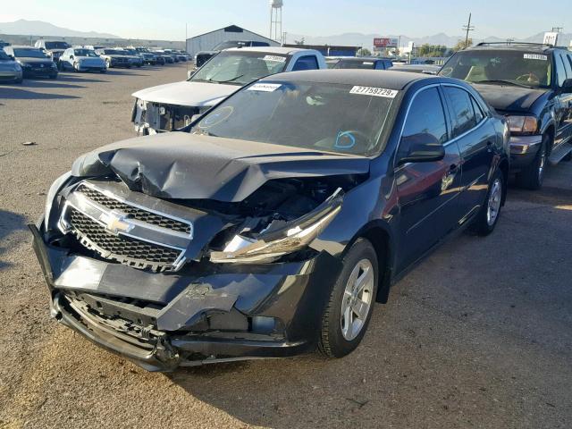 1G11B5SA1DF302653 - 2013 CHEVROLET MALIBU LS Noir photo 2