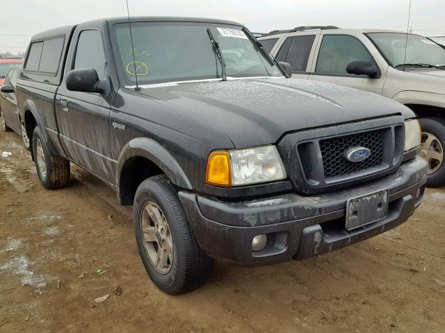 1FTYR10U85PA59569 - 2005 FORD RANGER BLACK photo 1