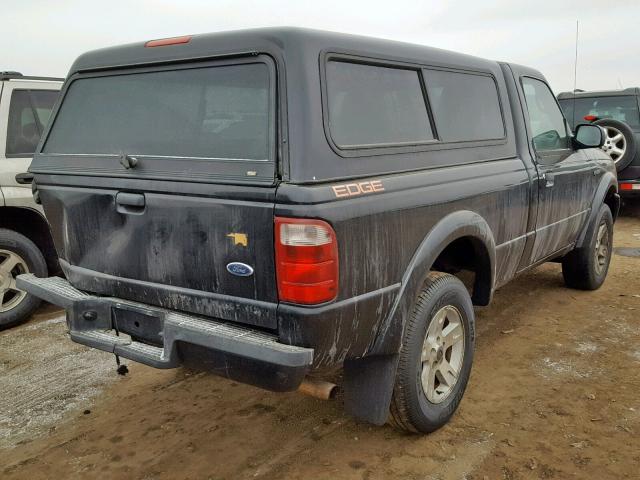 1FTYR10U85PA59569 - 2005 FORD RANGER BLACK photo 4