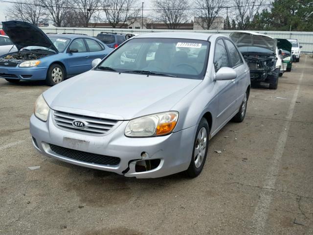 KNAFE121175459541 - 2007 KIA SPECTRA EX SILVER photo 2