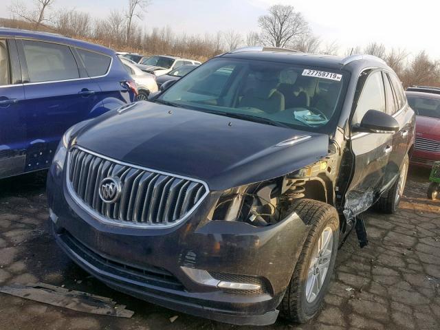 5GAKRAKD0EJ261023 - 2014 BUICK ENCLAVE BLACK photo 2