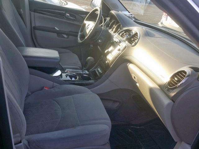 5GAKRAKD0EJ261023 - 2014 BUICK ENCLAVE BLACK photo 5