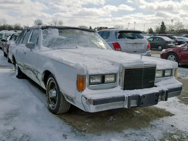 1LNBM81F5KY786358 - 1989 LINCOLN TOWN CAR WHITE photo 1