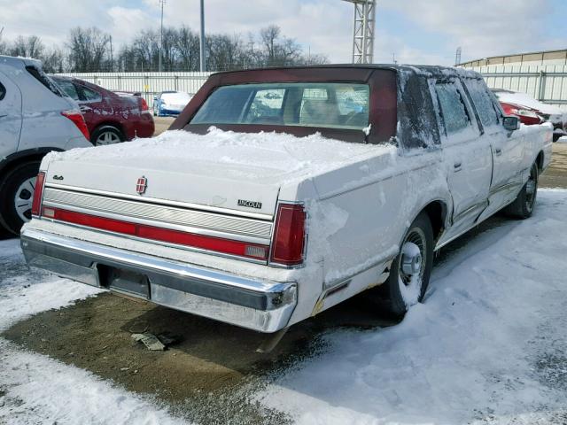 1LNBM81F5KY786358 - 1989 LINCOLN TOWN CAR WHITE photo 4