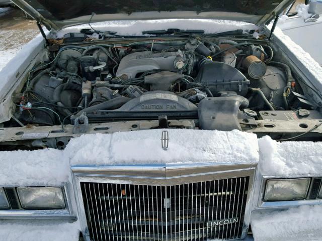 1LNBM81F5KY786358 - 1989 LINCOLN TOWN CAR WHITE photo 7