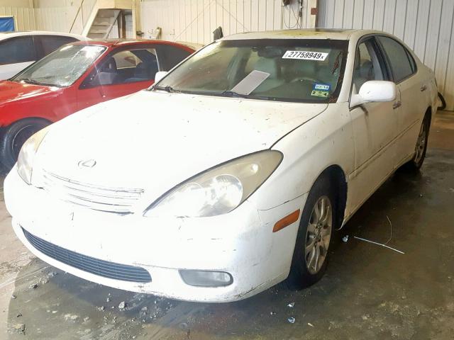 JTHBF30G120066709 - 2002 LEXUS ES 300 WHITE photo 2