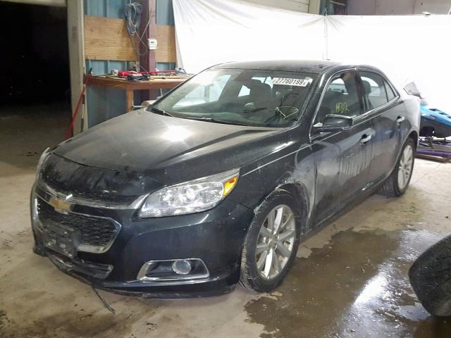 1G11H5SL5EF209930 - 2014 CHEVROLET MALIBU LTZ BLACK photo 2