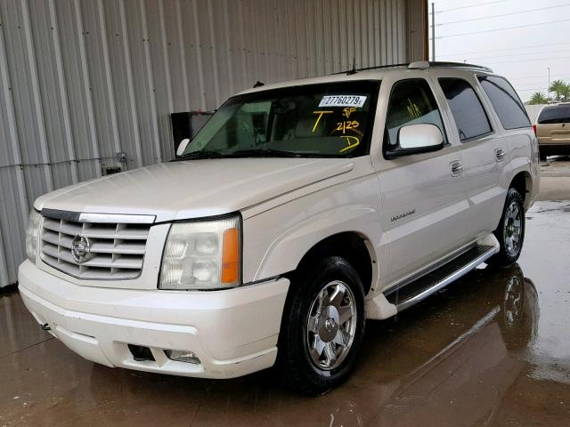 1GYEC63T63R140067 - 2003 CADILLAC ESCALADE L WHITE photo 2