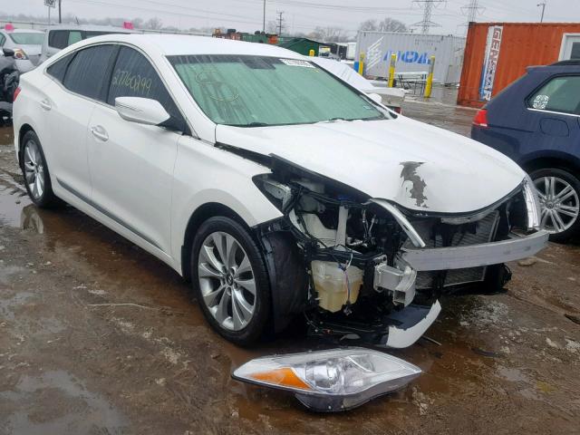 KMHFG4JG6DA216097 - 2013 HYUNDAI AZERA WHITE photo 1