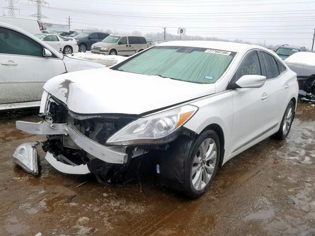 KMHFG4JG6DA216097 - 2013 HYUNDAI AZERA WHITE photo 2