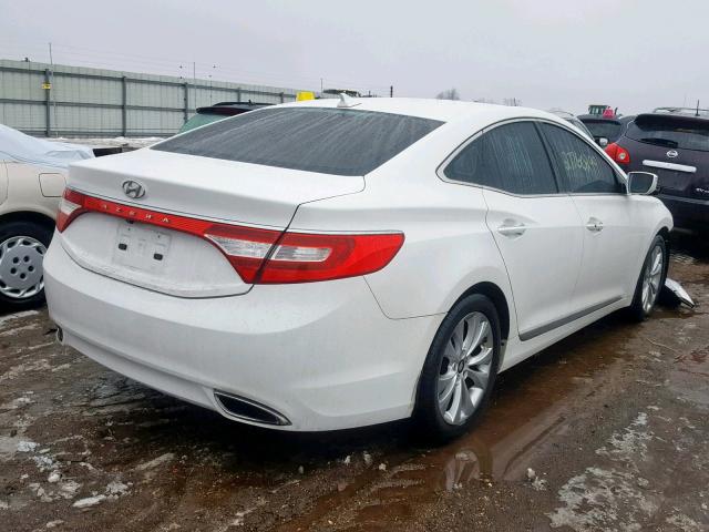 KMHFG4JG6DA216097 - 2013 HYUNDAI AZERA WHITE photo 4