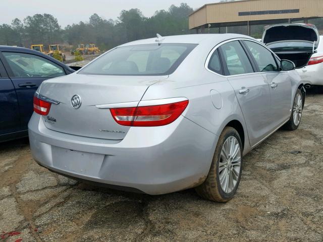 1G4PP5SK1E4135151 - 2014 BUICK VERANO SILVER photo 4