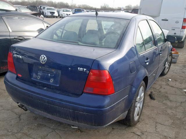 3VWSE69M93M191872 - 2003 VOLKSWAGEN JETTA GLS BLUE photo 4