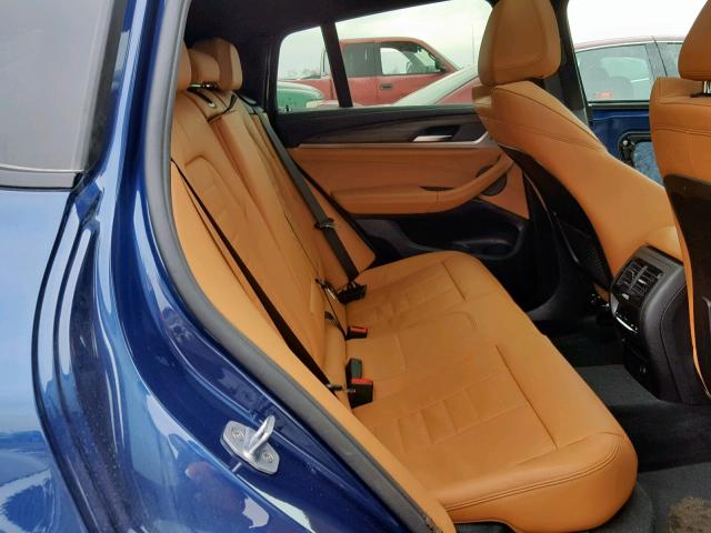 5UXUJ5C54KLJ62927 - 2019 BMW X4 M40I BLUE photo 6