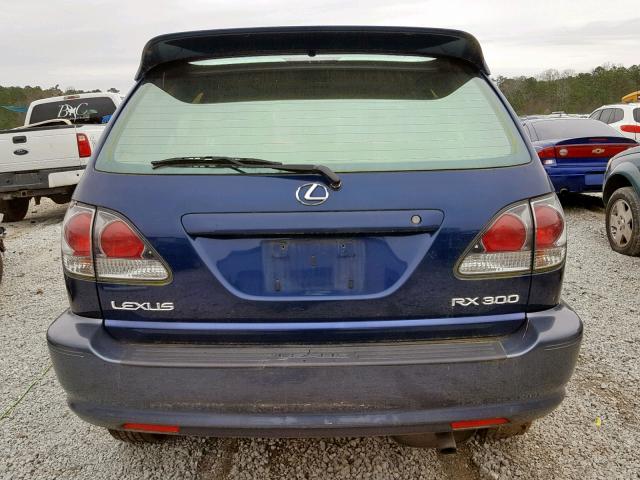 JTJHF10U620250143 - 2002 LEXUS RX 300 BLUE photo 9