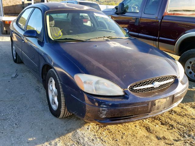 1FAFP55U11G137431 - 2001 FORD TAURUS SES BLUE photo 1