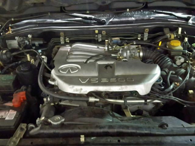 JNRDR09X31W204202 - 2001 INFINITI QX4 BLACK photo 7