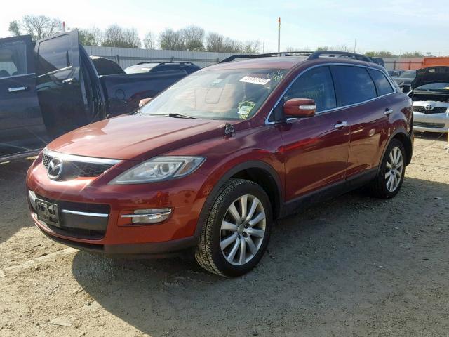 JM3TB38A480132929 - 2008 MAZDA CX-9 RED photo 2