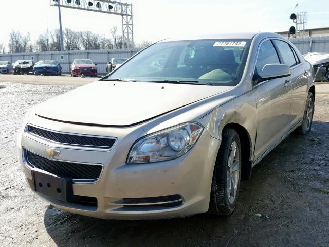 1G1ZC5E19BF261181 - 2011 CHEVROLET MALIBU 1LT BEIGE photo 2
