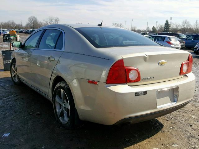 1G1ZC5E19BF261181 - 2011 CHEVROLET MALIBU 1LT BEIGE photo 3