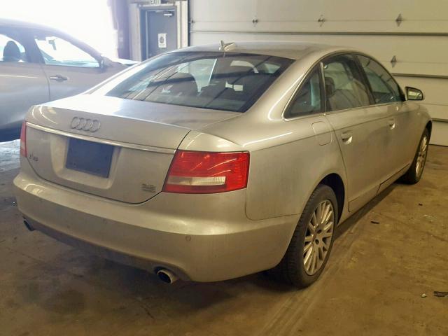 WAUDG74F56N035324 - 2006 AUDI A6 3.2 QUA SILVER photo 4