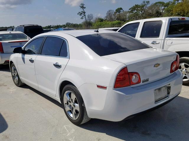 1G1ZB5EB2AF120737 - 2010 CHEVROLET MALIBU LS WHITE photo 3