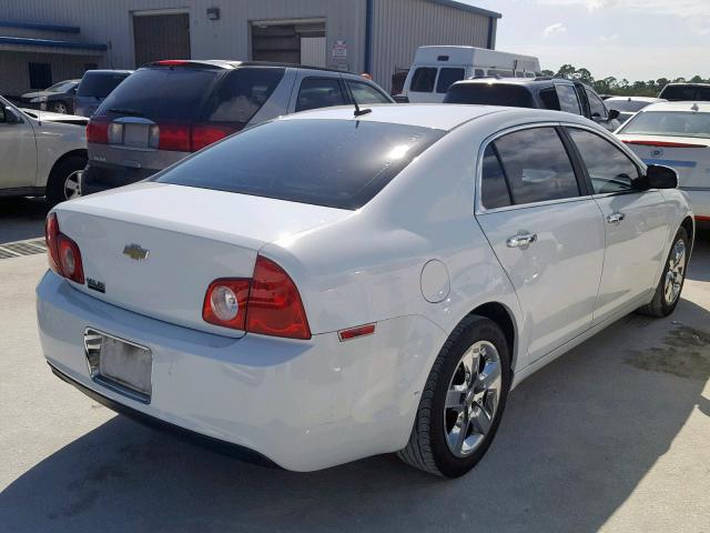 1G1ZB5EB2AF120737 - 2010 CHEVROLET MALIBU LS WHITE photo 4