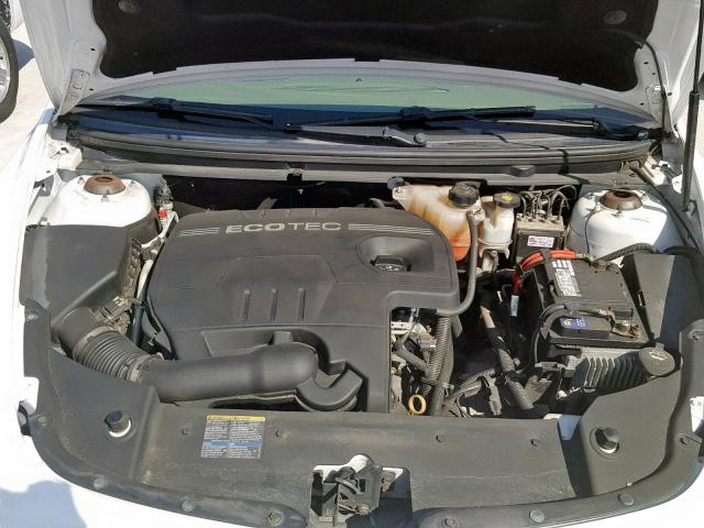 1G1ZB5EB2AF120737 - 2010 CHEVROLET MALIBU LS WHITE photo 7