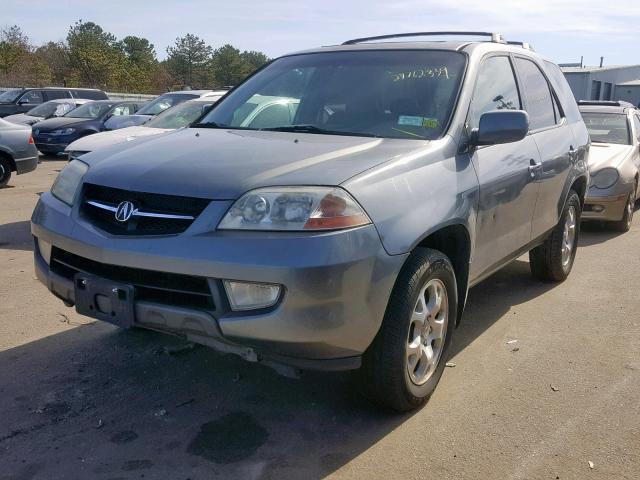 2HNYD18662H525630 - 2002 ACURA MDX TOURIN GRAY photo 2