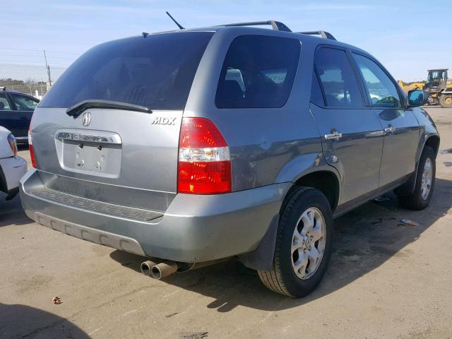 2HNYD18662H525630 - 2002 ACURA MDX TOURIN GRAY photo 4