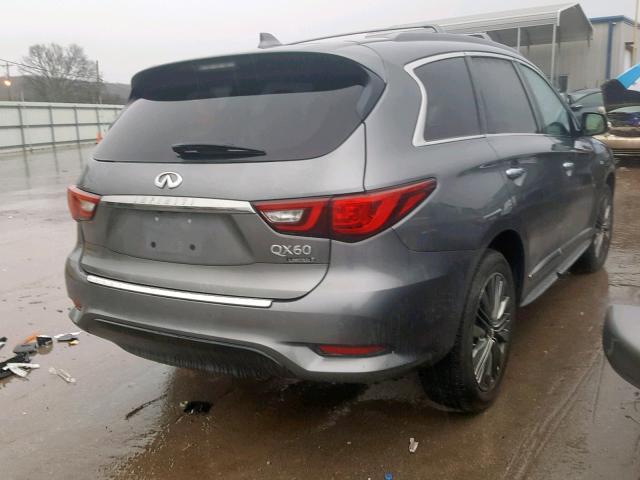 5N1DL0MM7KC503964 - 2019 INFINITI QX60 LUXE GRAY photo 4