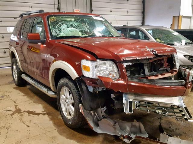 1FMEU74E69UA39878 - 2009 FORD EXPLORER E BURGUNDY photo 1