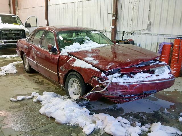 2FALP74W5VX140396 - 1997 FORD CROWN VICT MAROON photo 1