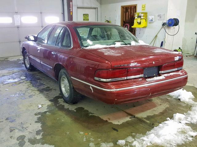 2FALP74W5VX140396 - 1997 FORD CROWN VICT MAROON photo 3