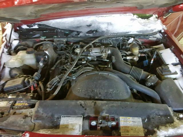 2FALP74W5VX140396 - 1997 FORD CROWN VICT MAROON photo 7