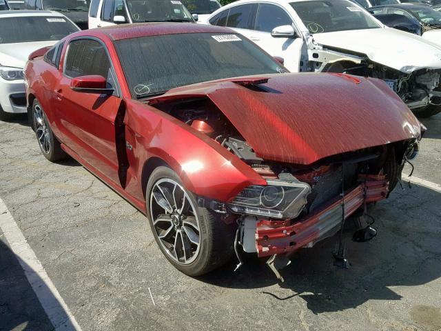1ZVBP8CF4E5247371 - 2014 FORD MUSTANG GT RED photo 1