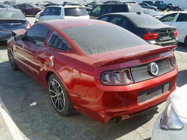 1ZVBP8CF4E5247371 - 2014 FORD MUSTANG GT RED photo 3