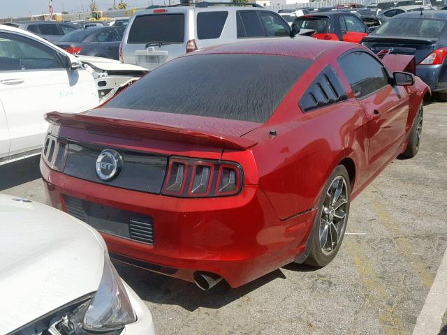 1ZVBP8CF4E5247371 - 2014 FORD MUSTANG GT RED photo 4
