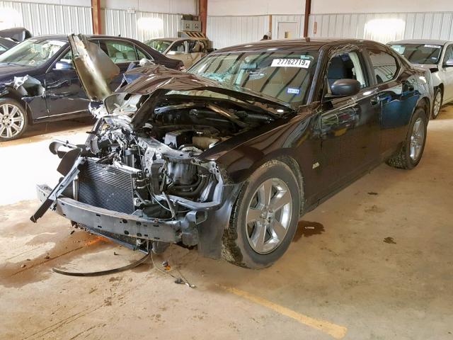 2B3KA33V29H561406 - 2009 DODGE CHARGER SX BLACK photo 2