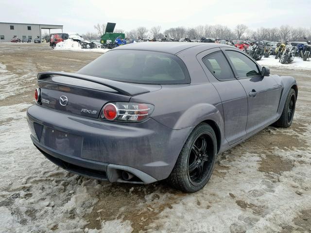 JM1FE173360204205 - 2006 MAZDA RX8 GRAY photo 4