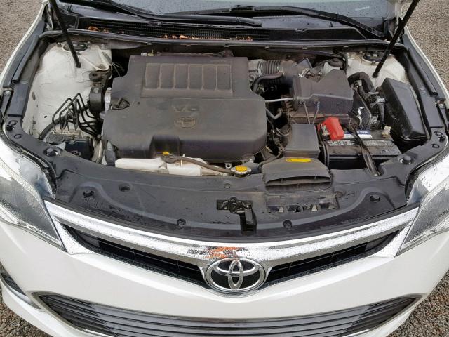 4T1BK1EBXDU022889 - 2013 TOYOTA AVALON BAS WHITE photo 7